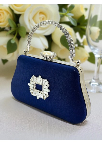 Renk Simli Saten Kristal Taşlı Saplı Kadın Abiye Çanta Düğün Nişan Mezuniyet fiyatları