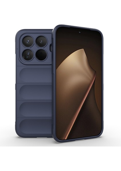 Xiaomi 15T Pro Kılıf Flannel Etnik Tpu Dalgalı Kapak