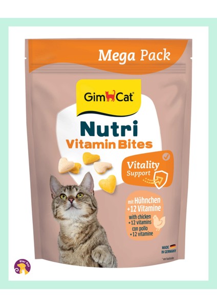 Nutri Vitaminli Tavuklu Kedi Ödülü 425 gr