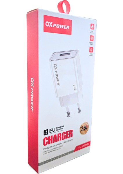 Ox Power 5V 2.6A Şarj Adaptörü modelleri