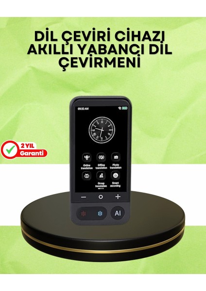 4.0 Inç Dokunmatik Ekranlı Akıllı Çeviri Cihazı