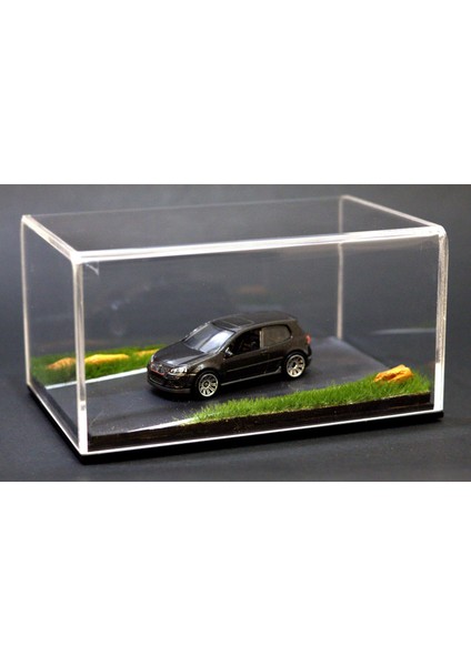 1/43-1/64 Ölçek Diecast Kır Yolu Diorama Zemin ve Case modelleri