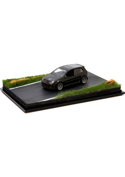 1/43-1/64 Ölçek Diecast Kır Yolu Diorama Zemin ve Case