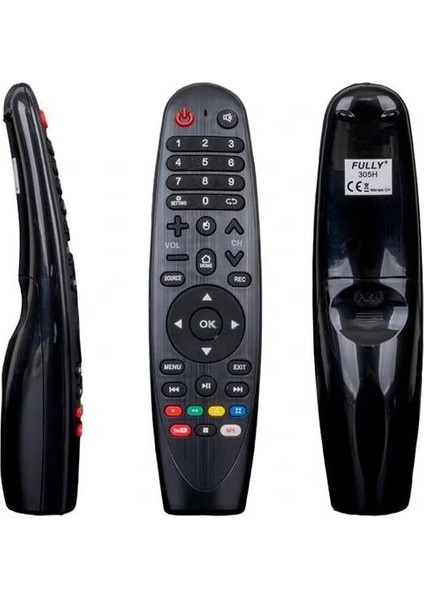 Telenova Youtube-Netflix Tuşlu Lcd-Led Ses Komutsuz LED Tv Kumanda