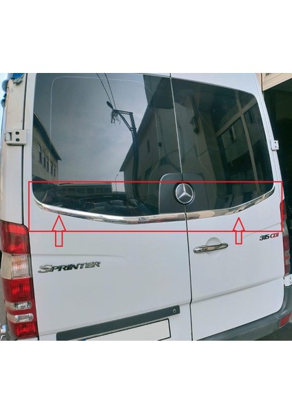 Mercedes Sprinter W906 Krom Arka Cam Alt Çıtası 2006 Üzeri indirimleri