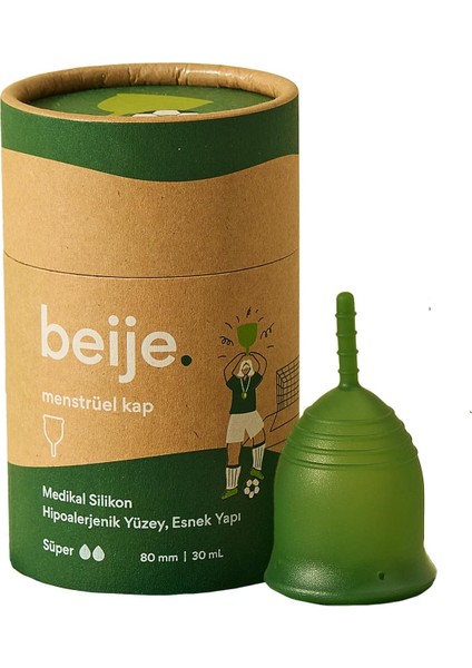 Beije Süper Menstrüel Kap modelleri