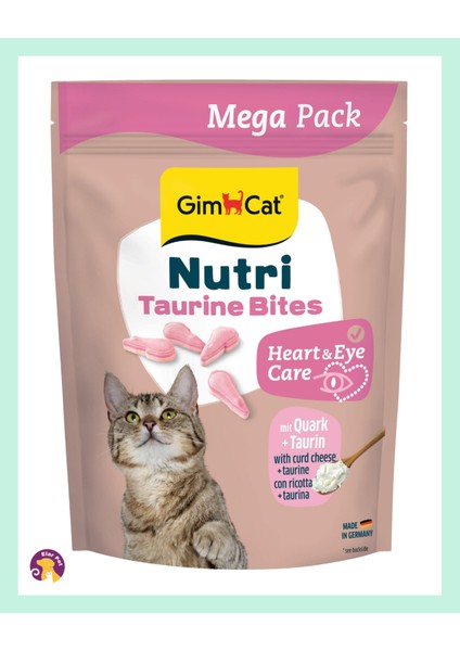 Nutri Taurinli Lor Peynirli Kedi Ödülü 425GR - Mega Boy - Kalp ve Göz Bakımı