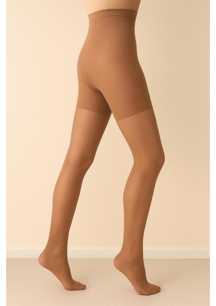 Bronz Rengi Body Form Orta Kalın 40 Den Karın ve Basen Toplayıcı Korseli Külotlu Çorap modelleri
