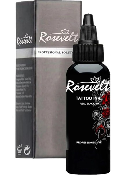 Rosevelt Dövme Boyası 1 Oz 30 ml (Siyah Çizgisel) fiyatları