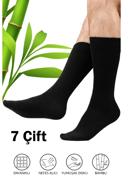 7’li Erkek Bambu Uzun Soket Çorap