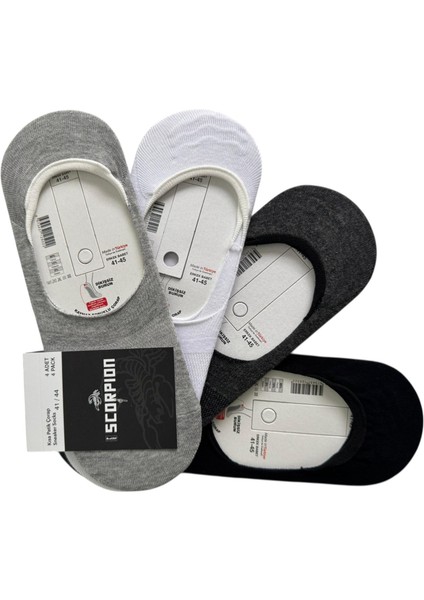 Erkek Görünmez Çorap – Kaydırmaz Topuk Silikonlu, Terletmeyen Babet Çorap
