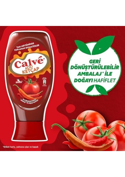 Calve Acılı Ketçap Mayonez Orta Set 810 gr modelleri