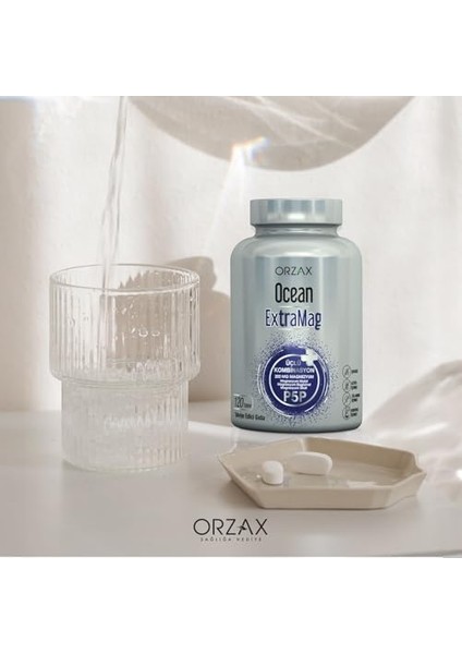 Orzax Ocean Extramag Üçlü Magnezyum Kombinasyonu 120 Tablet