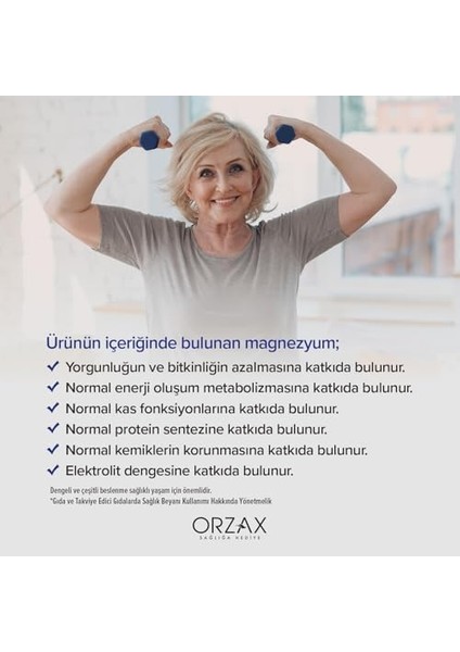 Orzax Ocean Extramag Üçlü Magnezyum Kombinasyonu 120 Tablet fiyatları