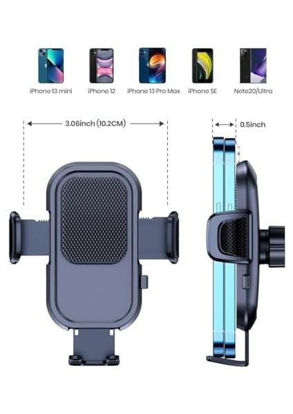 HB-A14 Otomatik Klipsli Araba Telefon Tutucu Ayarlanabilir Havalandırma Için Yüksek Kalite Tutucu modelleri