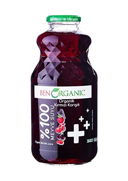 Benorganic Kırmızı Meyveler 940 ml Cam Şişe