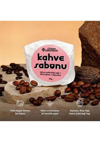Otama Kırkpınar Doğal Cilt Canlandırıcı Kahve Sabunu