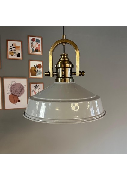 Carmelo Gri Renk Asaletli Tekli Avize Delikli Eskitme Başlık Sarkıt Lamba Salon Aydınlatma fiyatları