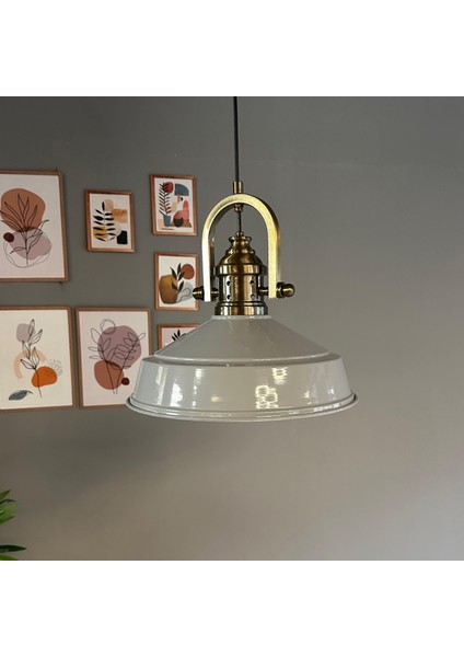 Carmelo Gri Renk Asaletli Tekli Avize Delikli Eskitme Başlık Sarkıt Lamba Salon Aydınlatma modelleri