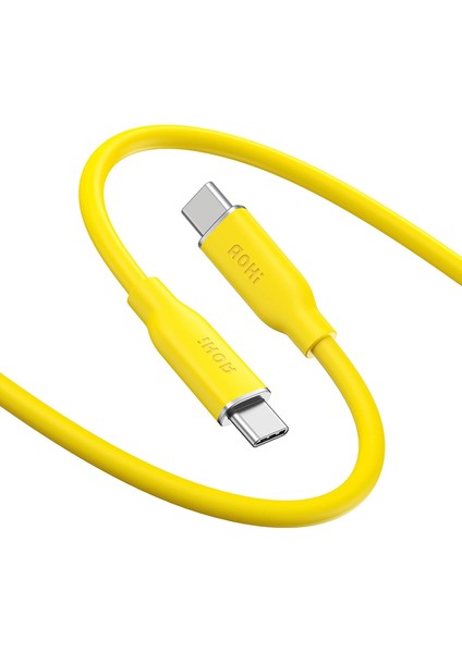 Pro, 15 Pro Max, iPad Pro/air, S23ULTRA, Piksel, Anahtar, 3.3 Ft, Sarı Için 140W USB C - USB C Kablosu Pd 3.1 Tip C Hızlı Şarj Kablosu