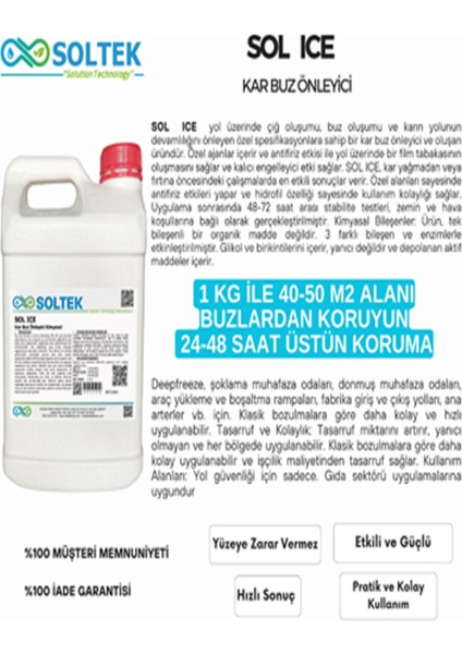 Kar Buz Önleyici - Sol Ice 10KG fiyatları