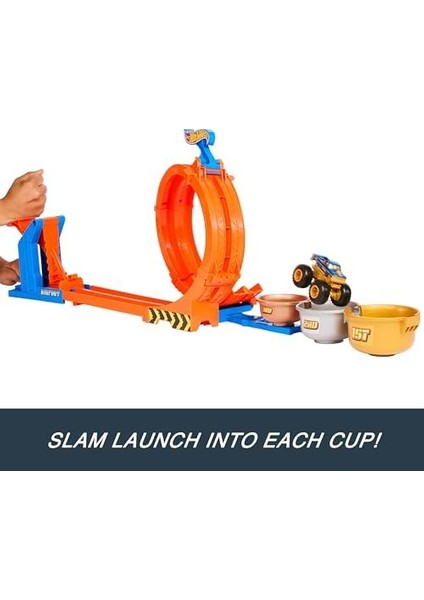 Trucks Döngü ve Takla Bigfoot Oyun Hot Trucks Döngü ve Takla Bigfoot Oyun ve Metal Bigfoot Oyuncak Aracı JBX64 modelleri