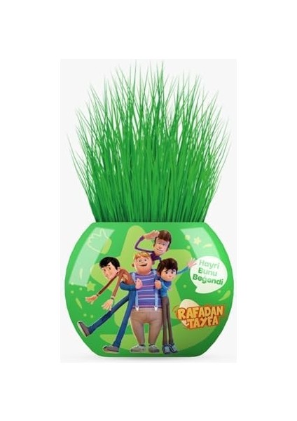 Tayfa Temalı Çim Adam 6'lı Set – Çocuklar Için Eğitici ve Bitki Yetiştirme Kiti modelleri