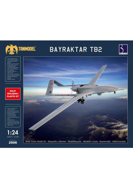 Baykar Bayraktar Tb2 (1/24 Ölçek)