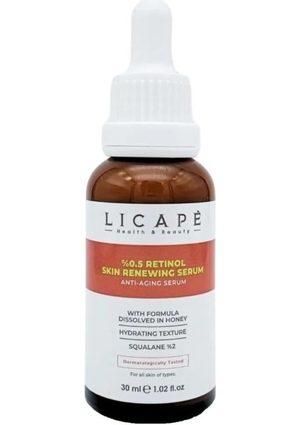 Cilt Yaşlanması Karşıtı Aydınlatıcı Retinol (2. Aşama%0,5) Serum 30ML