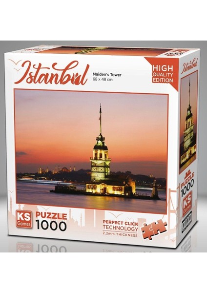Games 1000 Parça Kız Kulesi ve Gün Batımı
