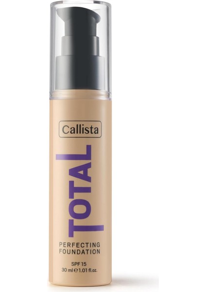 Callista Total Perfecting Fondöten 220 Natural Beige modelleri