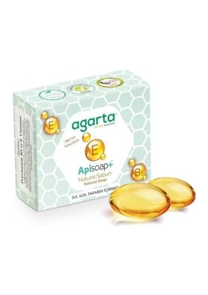 Agarta Naturel Sabun 100 gr Provitamin B5 ve E Vitamini!
