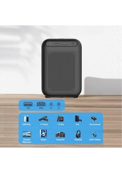 Tt Projeksiyon Cihazı, 650 Ansı Lümen, Full Hd 1920X1080, 4K Dc, L1 Lisanslı Akıllı Projeksiyon Cihazı fiyatları