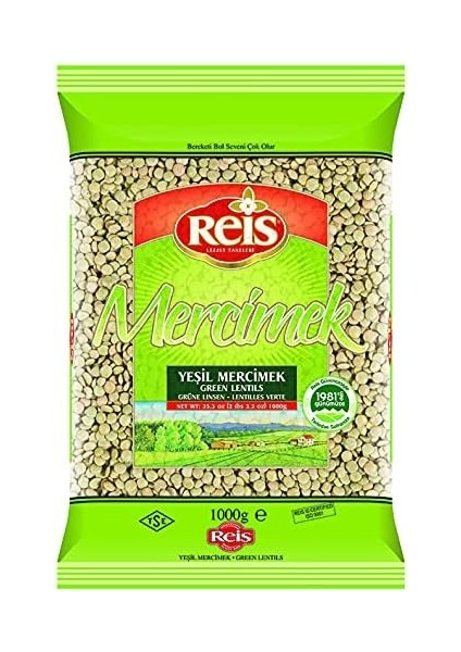 Reis Yeşil Mercimek 1 kg