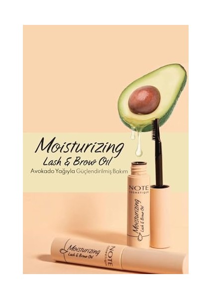 Note Moisturizing Lash & Brow Oil Nemlendirici ve Besleyici Kaş Kirpik Bakım Yağı