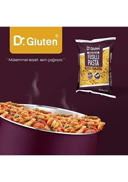Dr. Gluten Glutensiz Burgu Makarna (Fusilli) 400 gr fiyatları