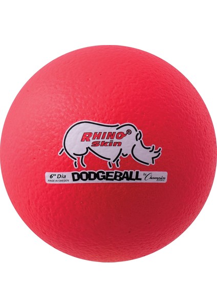 - Neon Red) - Sports 15CM Rhino Skin & Foam Core Low Bounce Dodgeball Ball - Neon Red