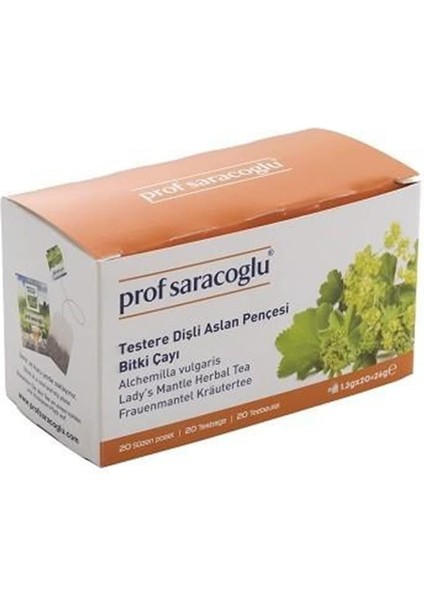 Prof Saracoglu Testere Dişli Aslan Pençesi 20'li Bitki Çayı