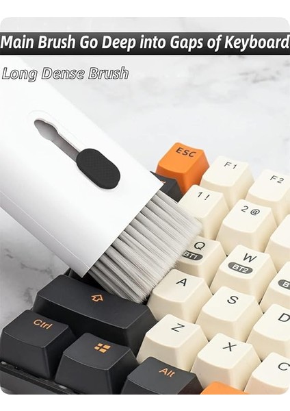 Klananye Temizleme Fırçası, 7nansi 1 Arada Çok Fonksiyonlu Klananye, Kulaklık Temizleme Fırça Seti, A1, Asorti modelleri