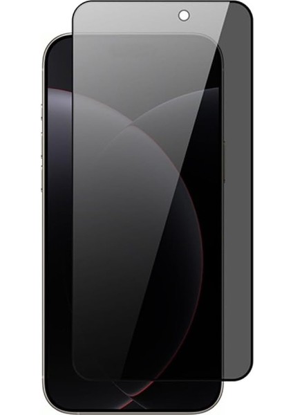 17 Pro Max Için Rika Premium Privacy Temperli Cam Hayalet Ekran Koruyucu