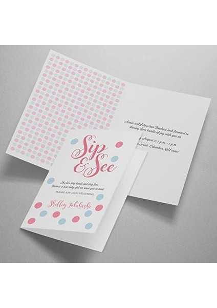 , Yazıcılar, 20 Boş Kart ve Zarf, 5,5 x 8,5, Katlanmış (3265) modelleri