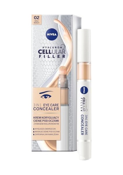 Nıvea Hyaluron Cellular Filler Renkli Göz Bakım Kremi 15 Ml, Orta Ton, Göz Altı Kapatıcısı, Nemlendirici fiyatları