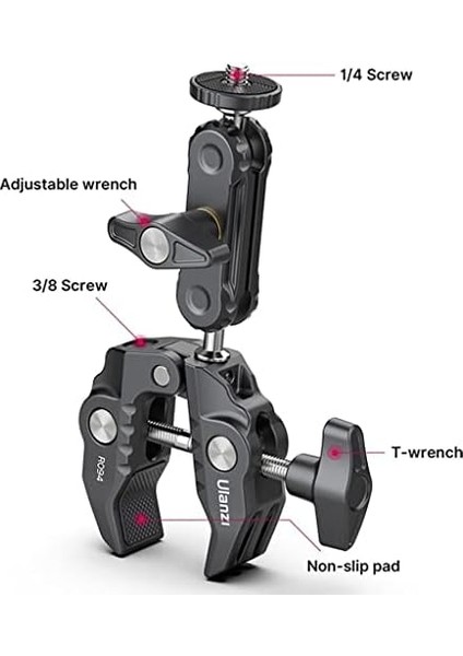 R094 Multi-Functional Super Clamp, Siyah modelleri