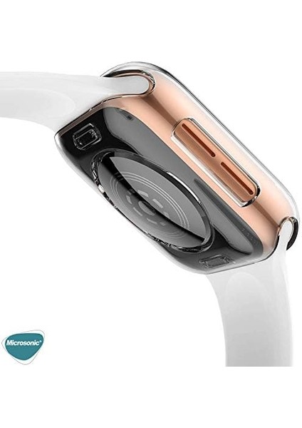 Series 8 45MM Için Kılıf 360 Full Round Soft Silicone Şeffaf [ Series 8 45MM ile Uyumlu Kılıf - Şeffaf] fiyatları