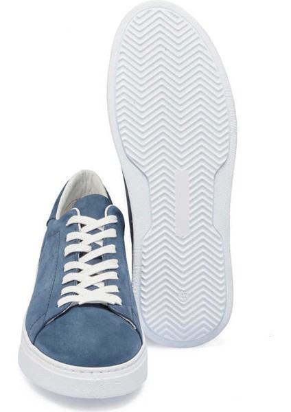 Mavi Hakiki Deri Erkek Sneaker - E24I1AY56839-F58