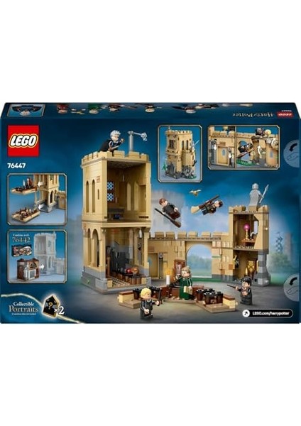 Potter Hogwarts Şatosu: Uçuş Dersleri 76447-9 Yaş ve Üzeri Çocuklar ve Yetişkinler Için Oyuncak Yapım Seti, Doğum Günü Hediyesi (651 Parça) modelleri