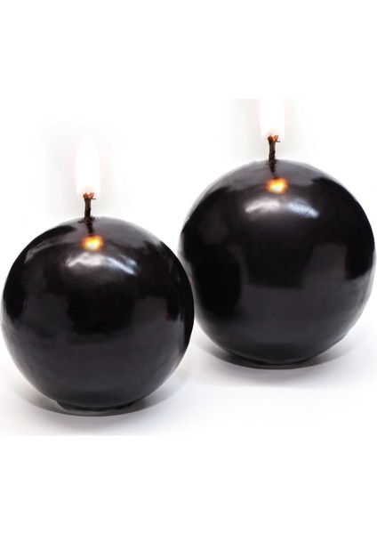 Siyah Top Mum Seti (7 Cm-8 Cm)