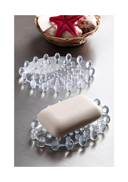 Katı Sabunluk Silikon Şeffaf Tasarım Kaymaz SABUNLUKSEA104ŞFFSBNLK fiyatları