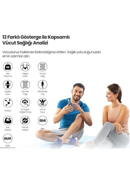 Relux RBS4000 Akıllı Vücut Analiz Tartısı modelleri