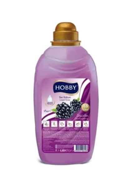 Hobby Sıvı Sabun Böğürtlen 1500 ml
